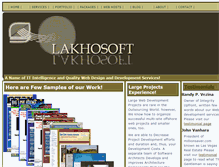 Tablet Screenshot of lakhosoft.lakho.com