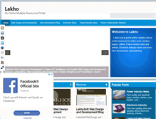 Tablet Screenshot of lakho.com